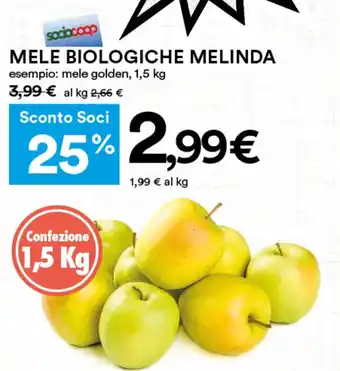 Coop Melinda Mele Biologiche 1,5 kg offerta