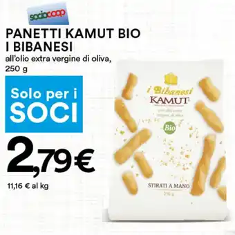 Coop I Bibanesi Panetti Kamut Bio 250 g offerta