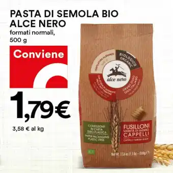 Coop Alce Nero Pasta di Semola Bio 500 g offerta
