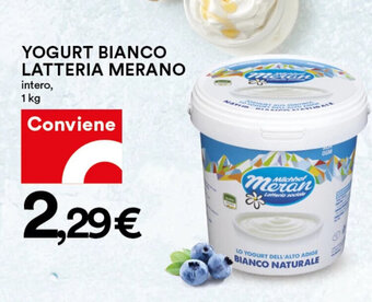 Coop Yogurt Bianco Latteria Merano 1 kg offerta