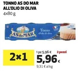 Coop Asdomar tonno offerta