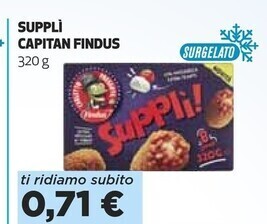 Ipercoop Findus suppli capitan offerta