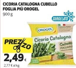 Ipercoop Orogel cicoria catalogna cubello foglia piu offerta