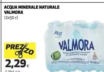 Ipercoop Valmora acqua offerta