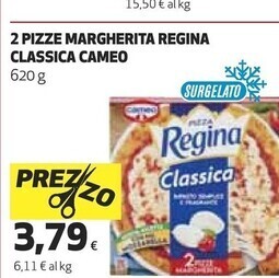 Ipercoop Cameo 2 pizze margherita regina classica offerta