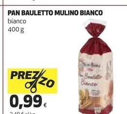 Ipercoop Mulino bianco pan bauletto offerta
