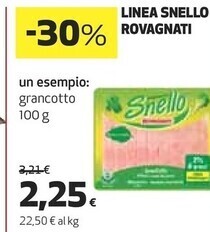 Ipercoop Rovagnati linea snello offerta