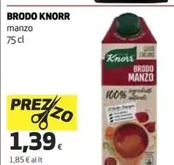 Ipercoop Knorr brodo offerta