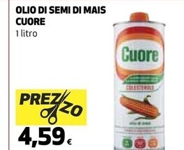 Ipercoop Cuore olio di semi di mais offerta
