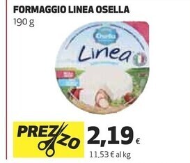 Ipercoop Osella formaggio linea offerta