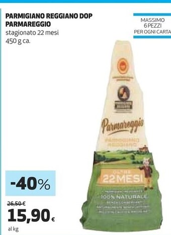 Ipercoop Parmareggio parmigiano reggiano dop offerta