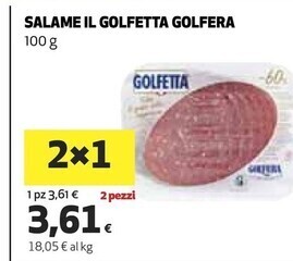 Ipercoop Golfera salame il golfetta offerta