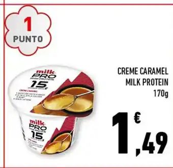Conad Creme Caramel Milk Protein 170 g offerta