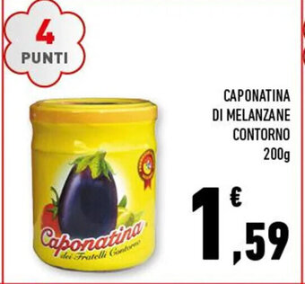 Conad Caponatina Di Melanzane Contorno 200 g offerta