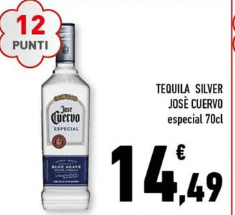 Conad Tequila Silver Josè Cuervo especial 70 cl offerta