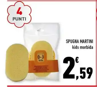 Conad Spugna Martini kids morbida offerta