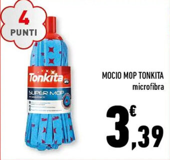 Conad Mocio Mop Tonkita microfibra offerta