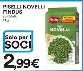 Ipercoop Findus piselli novelli offerta