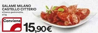 Ipercoop Citterio salame milano castello offerta