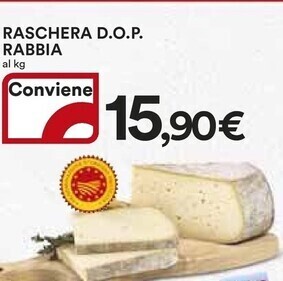 Ipercoop Raschera d.o.p. rabbia offerta