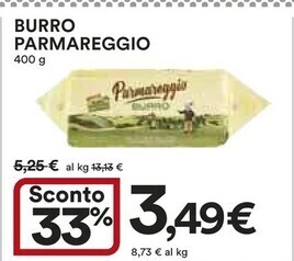 Ipercoop Parmareggio burro offerta
