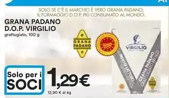 Ipercoop Virgilio grana padano d.o.p. offerta
