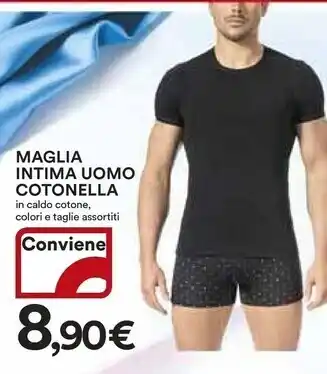 Ipercoop Cotonella maglia intima uomo offerta