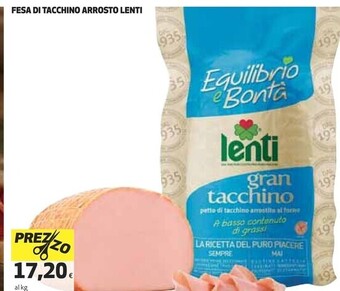 Coop Lenti fesa di tacchino arrosto offerta