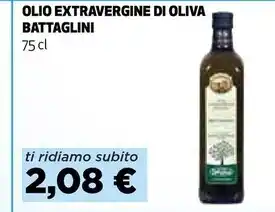 Coop Frantoio battaglini olio extravergine di oliva offerta