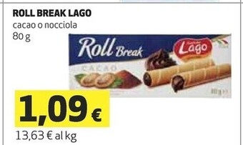 Coop Gastone lago roll break offerta