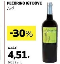 Coop Pecorino igt bove offerta