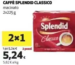 Coop Splendid caffè offerta