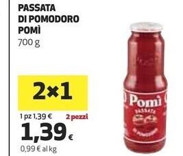 Coop Pomì passata di pomodoro offerta