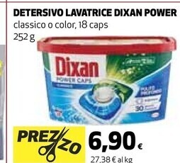 Coop Dixan detersivo lavatrice offerta