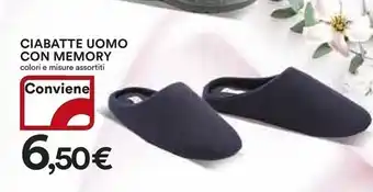 Ciabatte uomo con memory