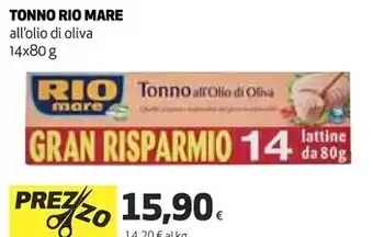 Coop Rio mare tonno mare offerta