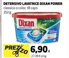 Ipercoop Dixan detersivo lavatrice power offerta