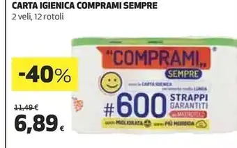 Ipercoop Comprami carta igienica offerta