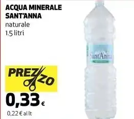 Ipercoop Sant'anna acqua offerta