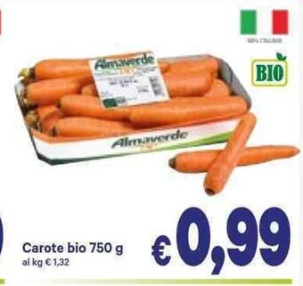 A&O Carote bio 750g offerta