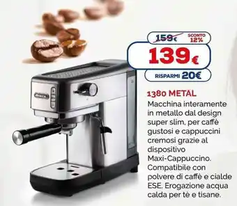 Euronics Ariete 1380 Metal offerta