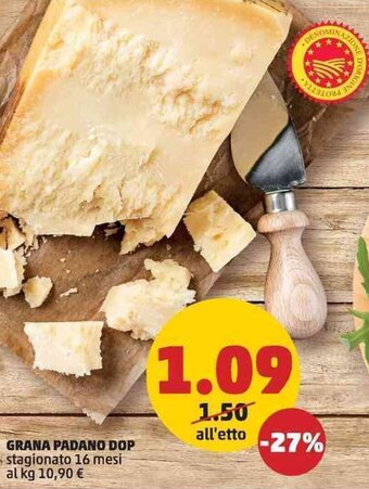 PENNY Grana Padano DOP stagionato 16 mesi offerta