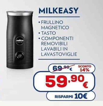 Euronics Lavazza Milkeasy offerta