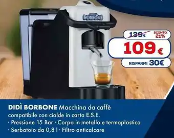 Euronics Caffè Borbone Didì Borbone Macchina da caffè offerta
