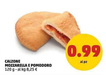 PENNY Calzone Mozzarella e Pomodoro 120 g offerta
