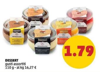 PENNY Dessert gusti assortiti 110 g offerta