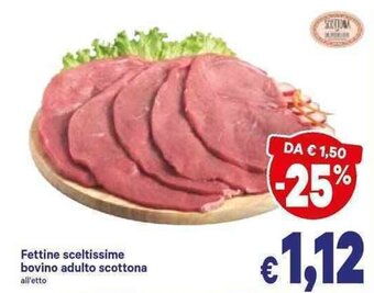 A&O Fettine sceltissime bovino adulto scottona offerta