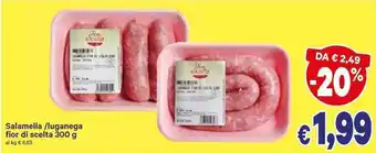 A&O Salamella/luganega fior di scelta 300g offerta