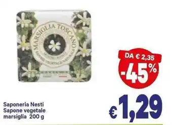 A&O Saponeria Nesti Sapone vegetale marsiglia 200g offerta