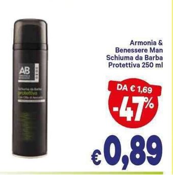 A&O Armonia & Benessere Man Schiuma da Barba Protettiva 250ml offerta